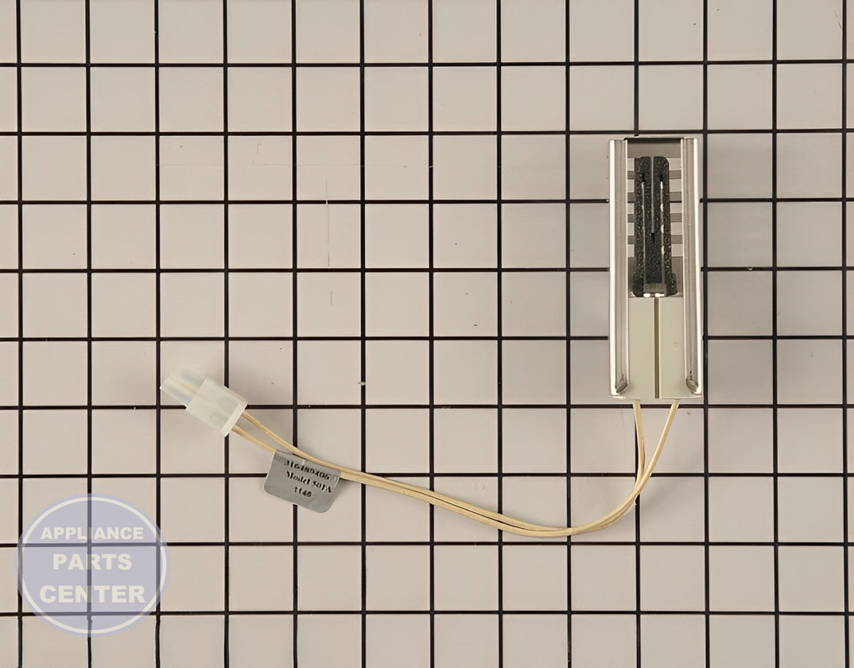 Frigidaire Kenmore Igniter 316489406 - Main view showing ignition efficiency for various models