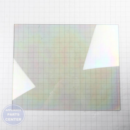 GLASS 316502601 - Side view with precise measurements for compatibility