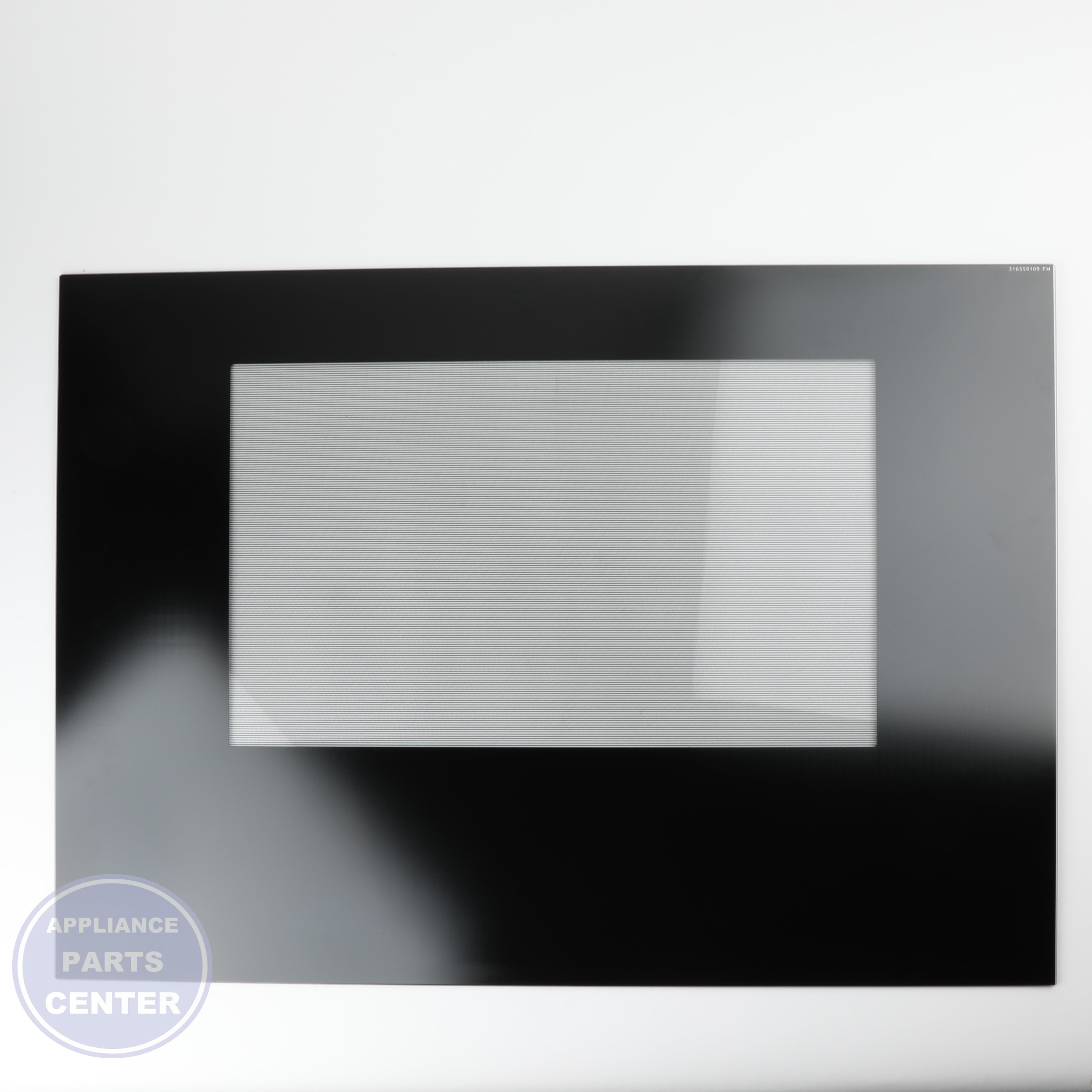 WCI GLASS ASSEMBLY 316559109 - Main view showing heat-resistance for WCI models