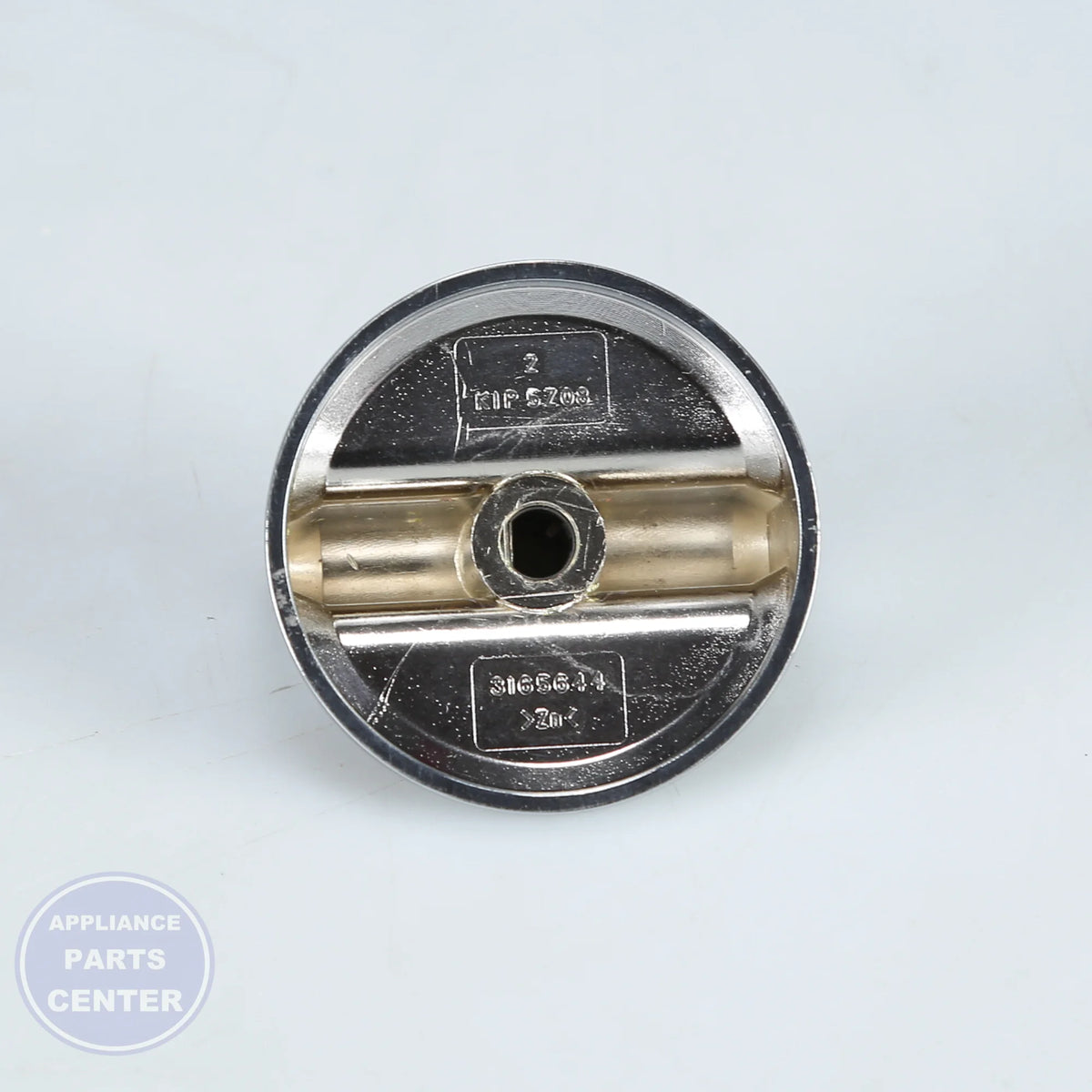 WCI KNOB 316564425 - Installation in specific model showing mounting points