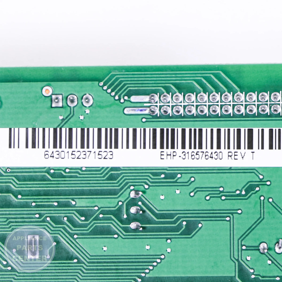 WCI BOARD 316576430 - Main view showing functionality for 316516620 model