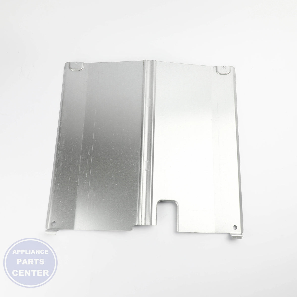 BAFFLE,OVEN BURNER 316602002 - Side view with precise measurements