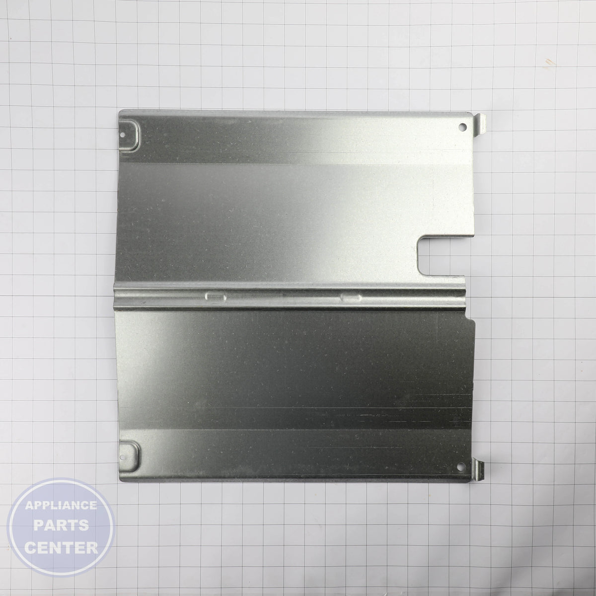 WCI BAFFLE,OVEN BURNER 316602002 - Installation in WCI model showcasing mounting points