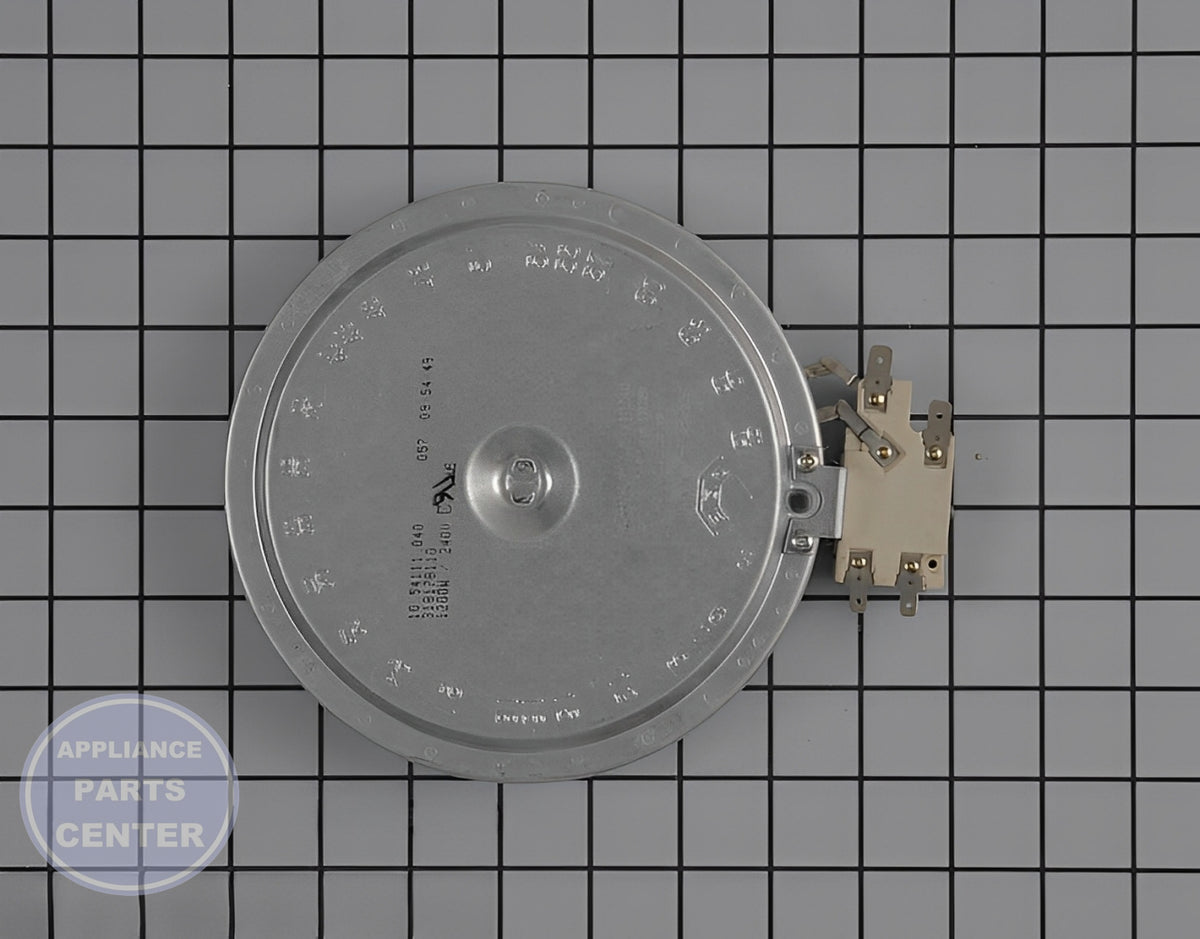 FRIGIDAIRE OVEN RANGE 6" SURFACE ELEMENT 318178110 - Detailed view of heating specifications