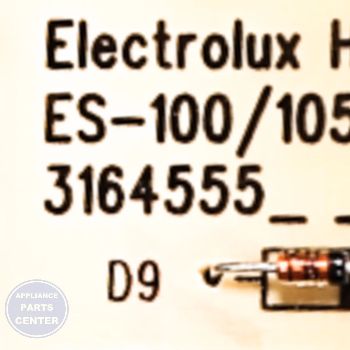 WCI CONTROL-ELECTRICAL 318185330 - Installation in specific model showing key mounting points