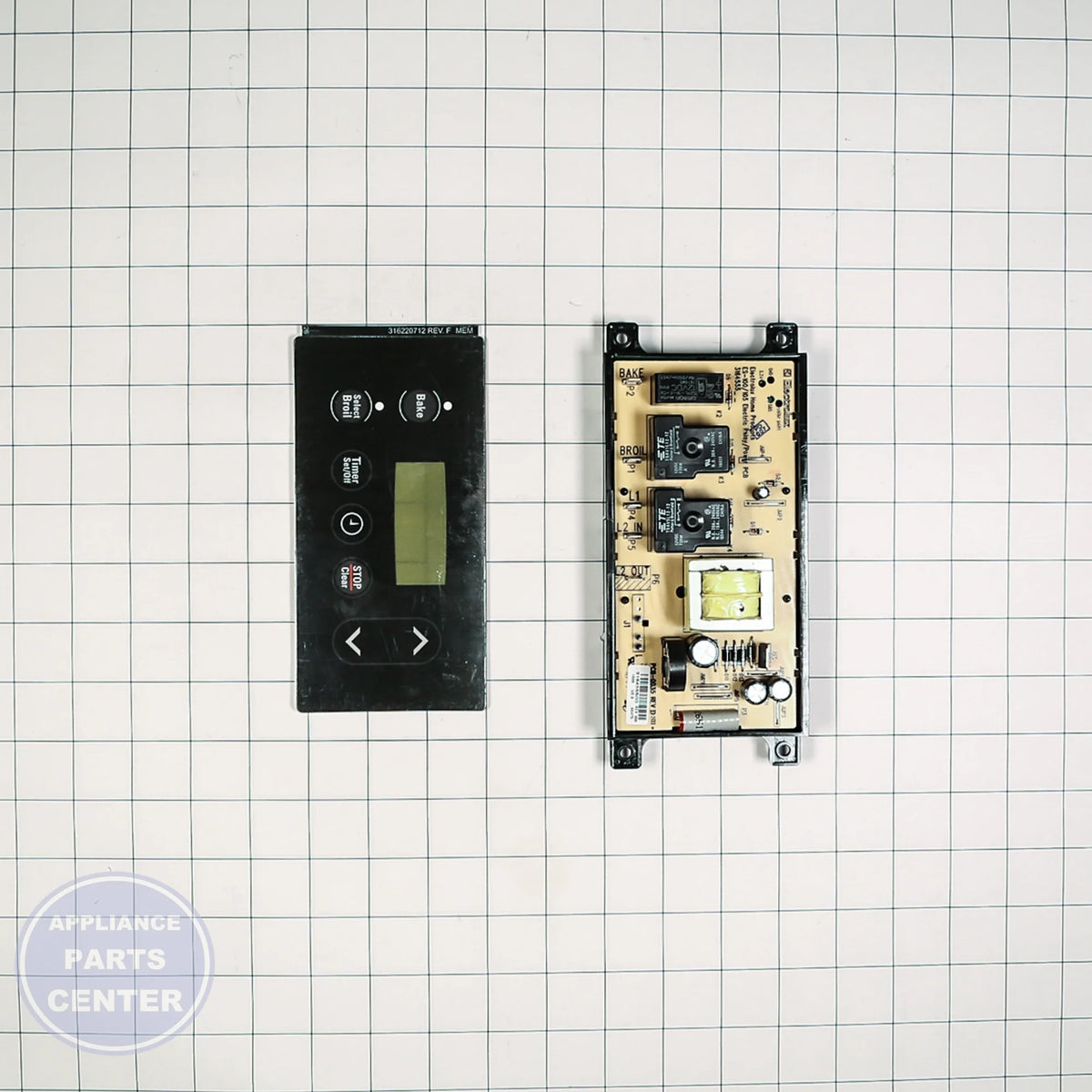 WCI CONTROL-ELECTRICAL 318185330 - Installation in specific model showing key mounting points