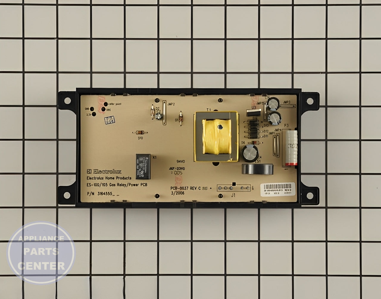 Oven Control Board 318185336 - Side view with accurate temperature control specs