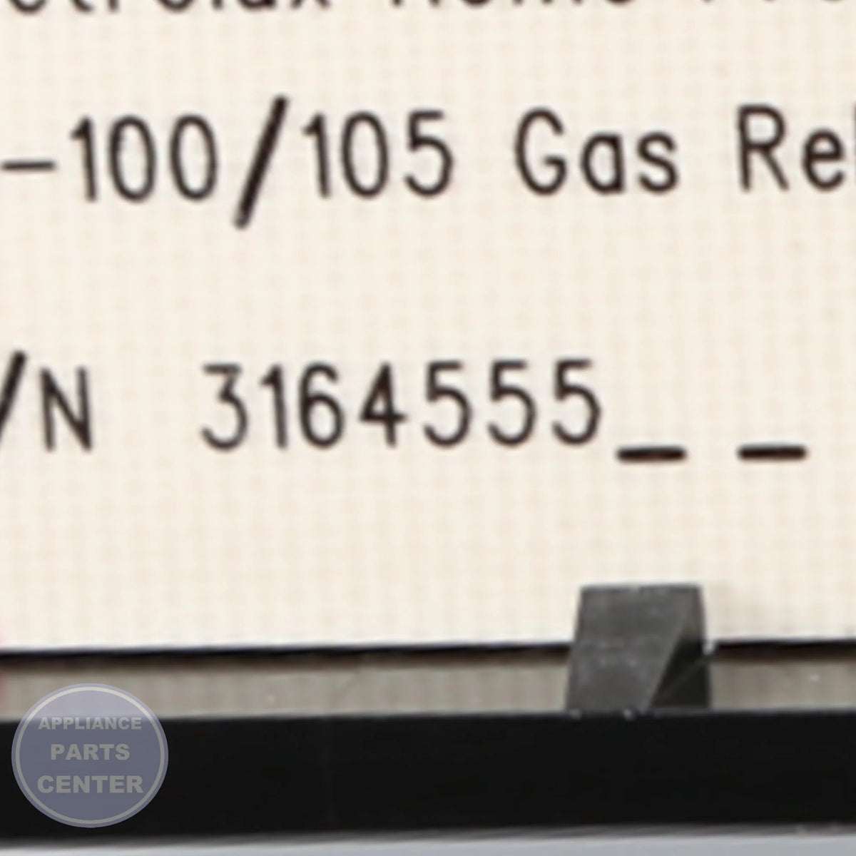 WCI CLOCK/TIMER 318185349 - Installation in WCI model showing key mounting points