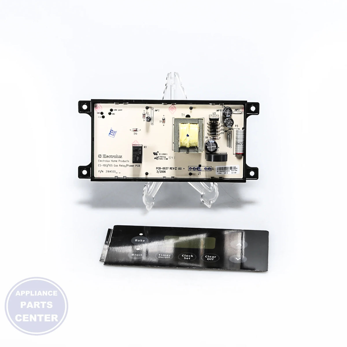 WCI CLOCK/TIMER 318185349 - Installation in WCI model showing key mounting points