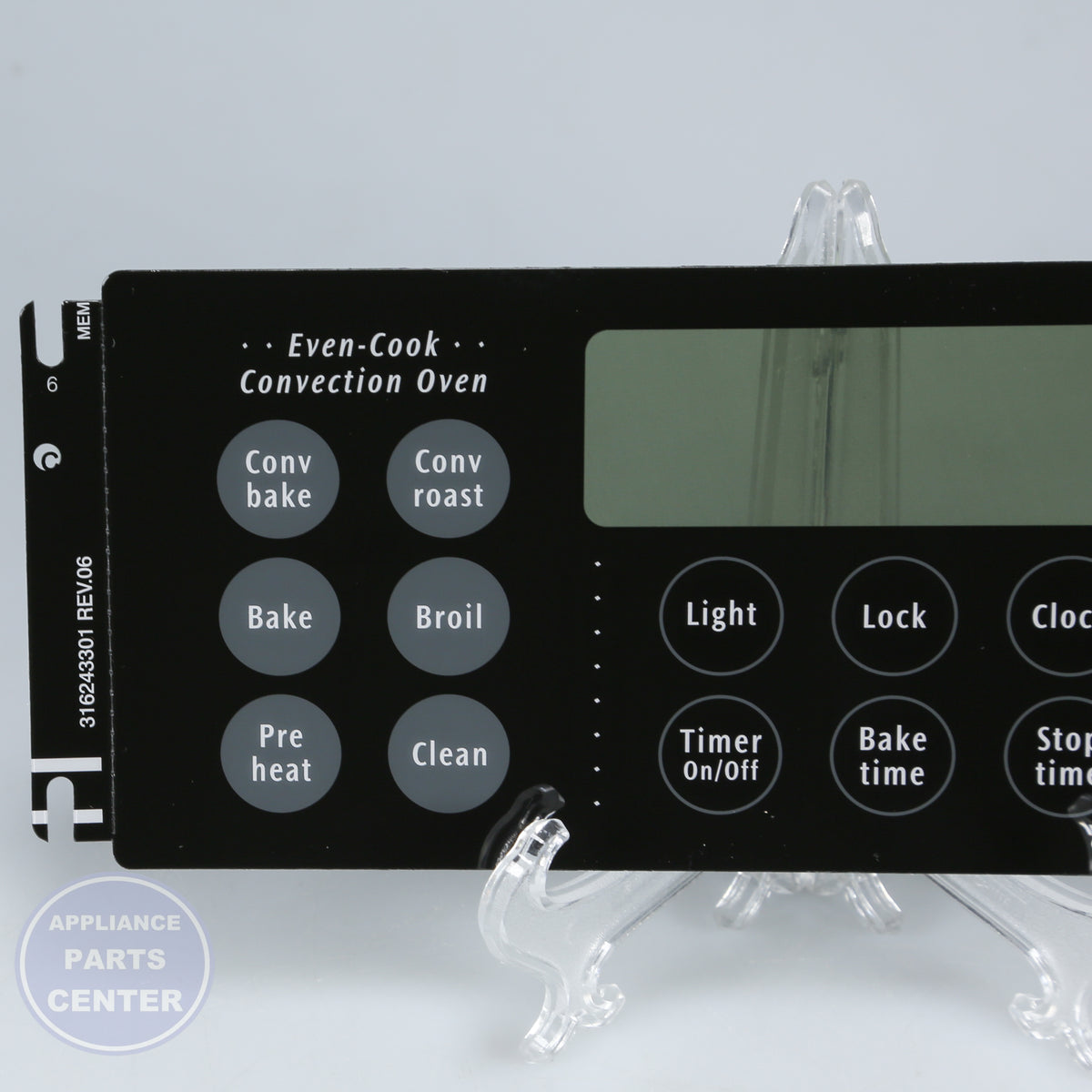 WCI OVERLAY 318214601 - Installation in specific model showing key mounting points