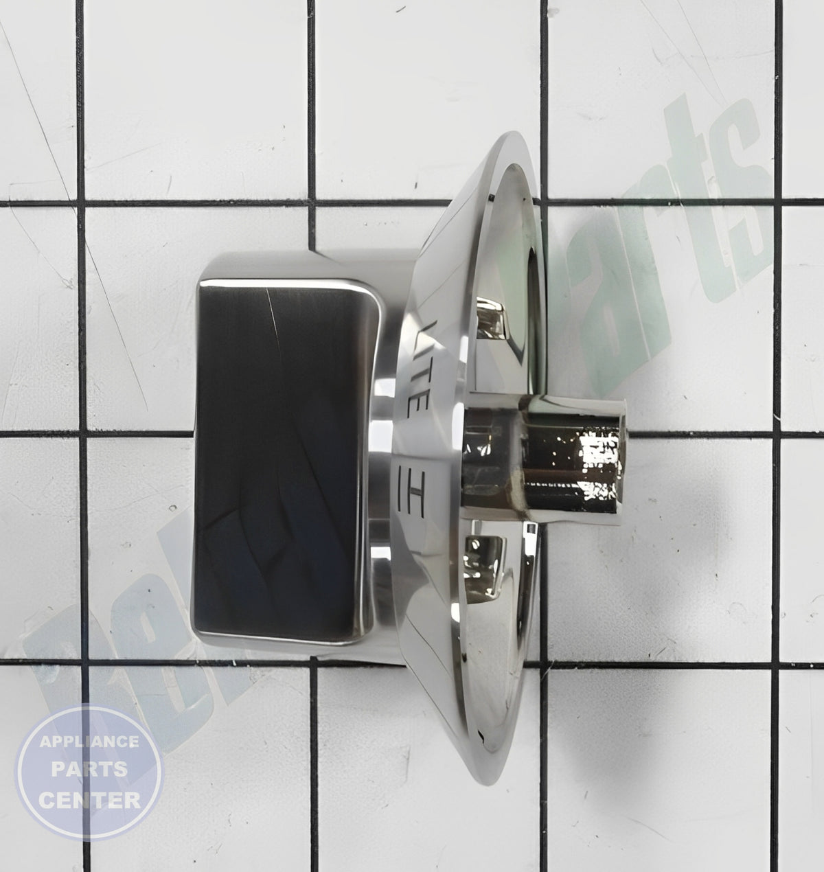 FRIGIDAIRE OVEN KNOB 318242221 - Installation in specific model showing mounting points