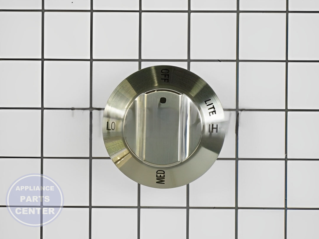 FRIGIDAIRE OVEN KNOB 318242221 - Installation in specific model showing mounting points