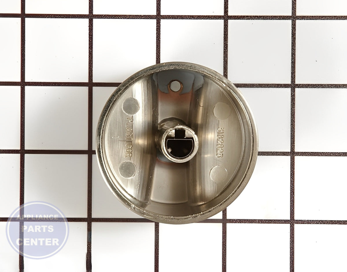 KNOB 318282310 - Detailed view of temperature adjustment details
