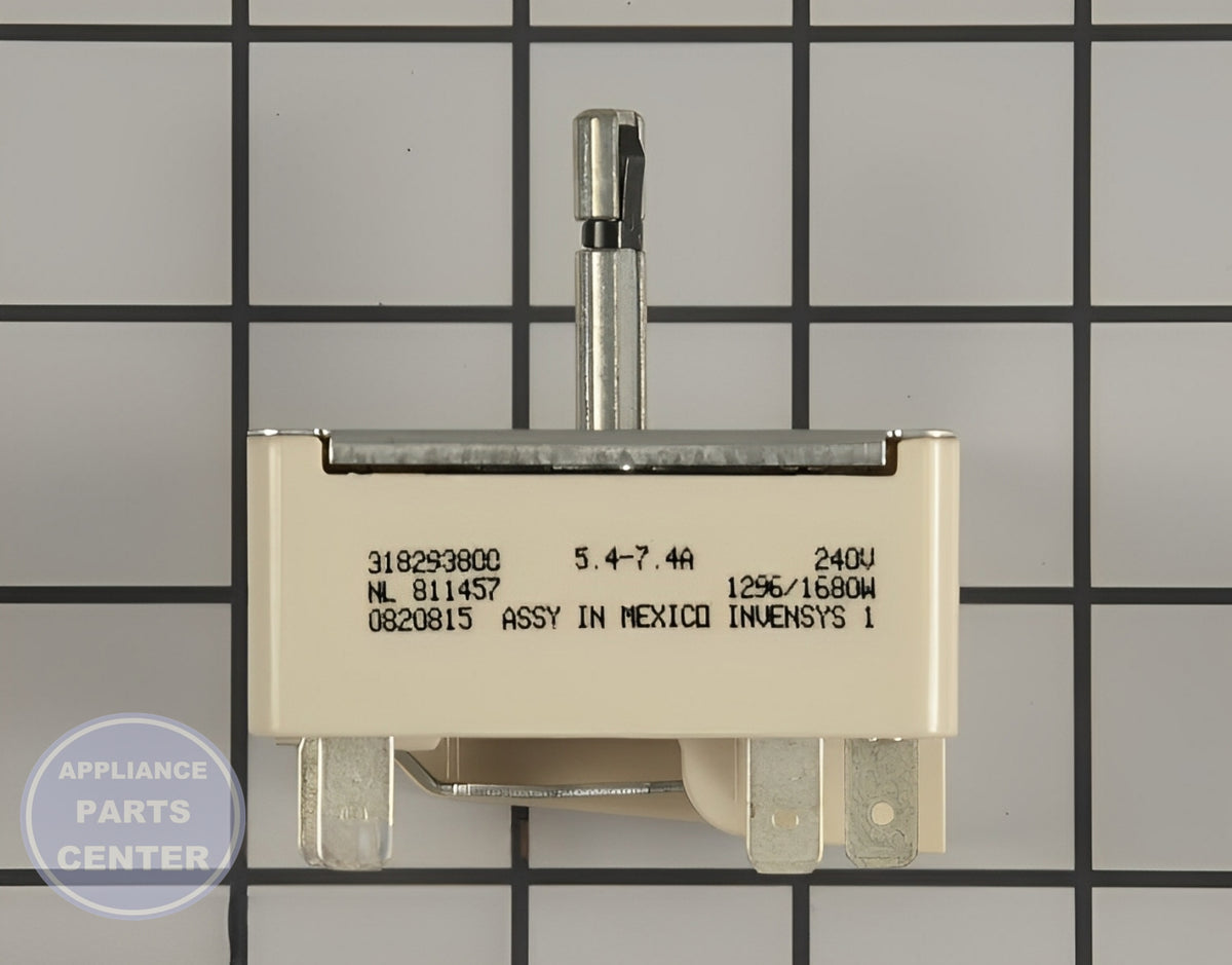 Frigidaire Surface Element Switch 318293813 - Main view showing precise heat control for Frigidaire and Kenmore models