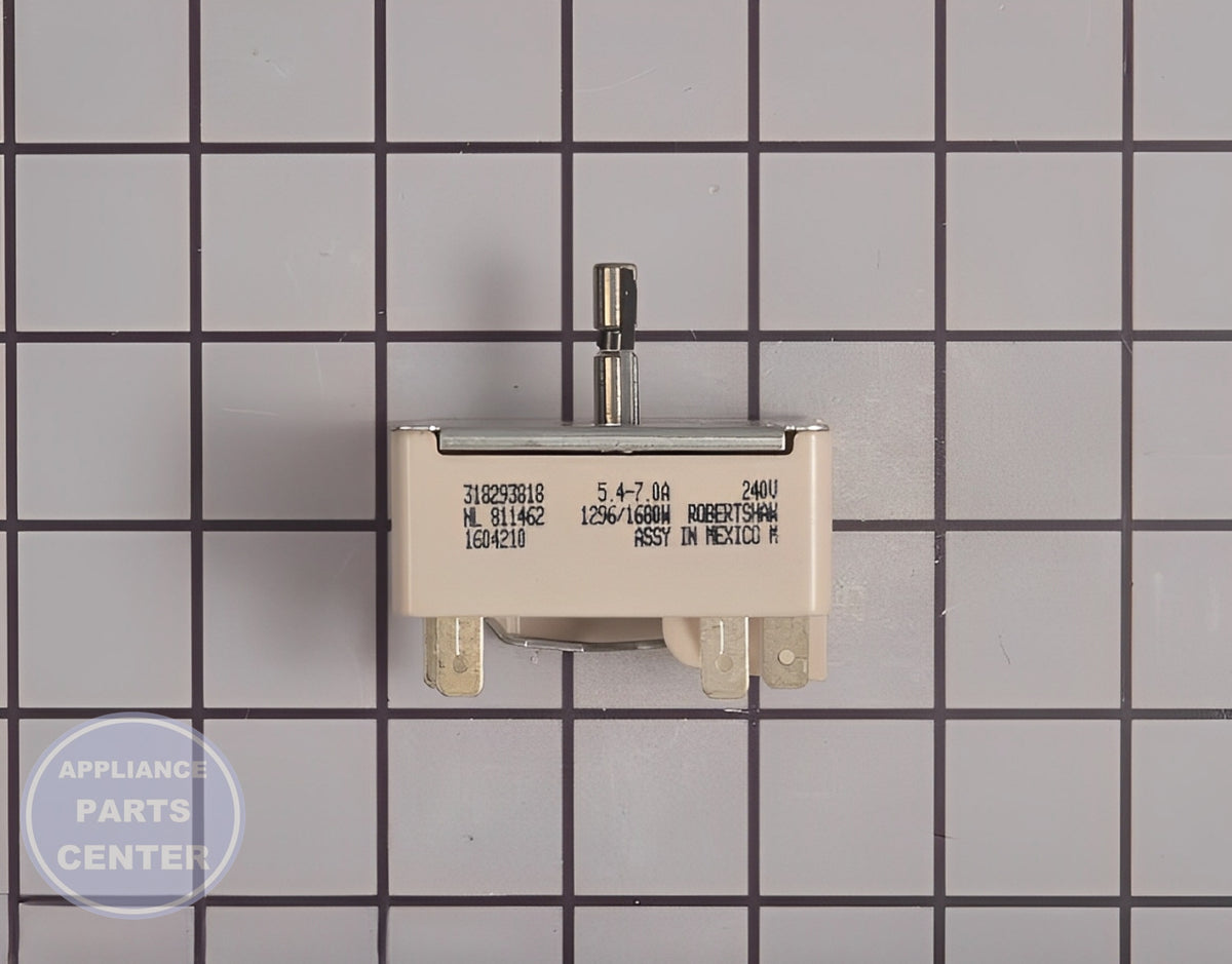 FRIGIDAIRE OVEN SWITCH 318293818 - Main view showing control functionality for WCI Range/Stove/Oven models