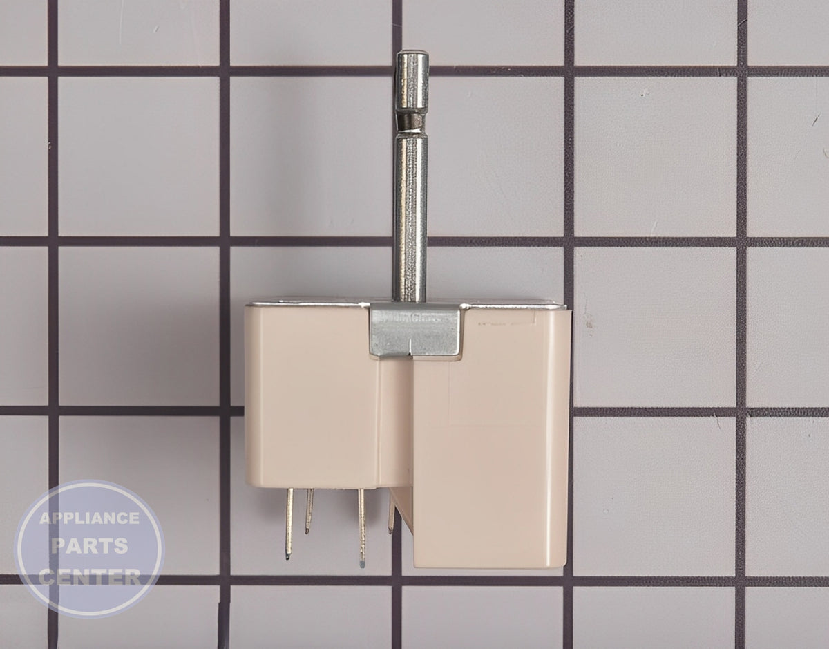 FRIGIDAIRE OVEN SWITCH 318293824 - Side view with precise specifications