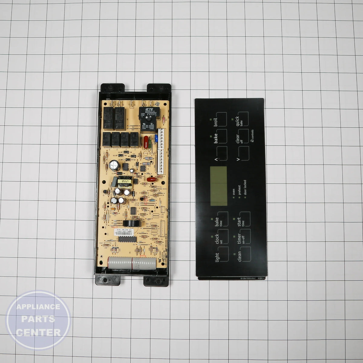 CLOCK/TIMER 318296822 - Side view with precise measurements/specs