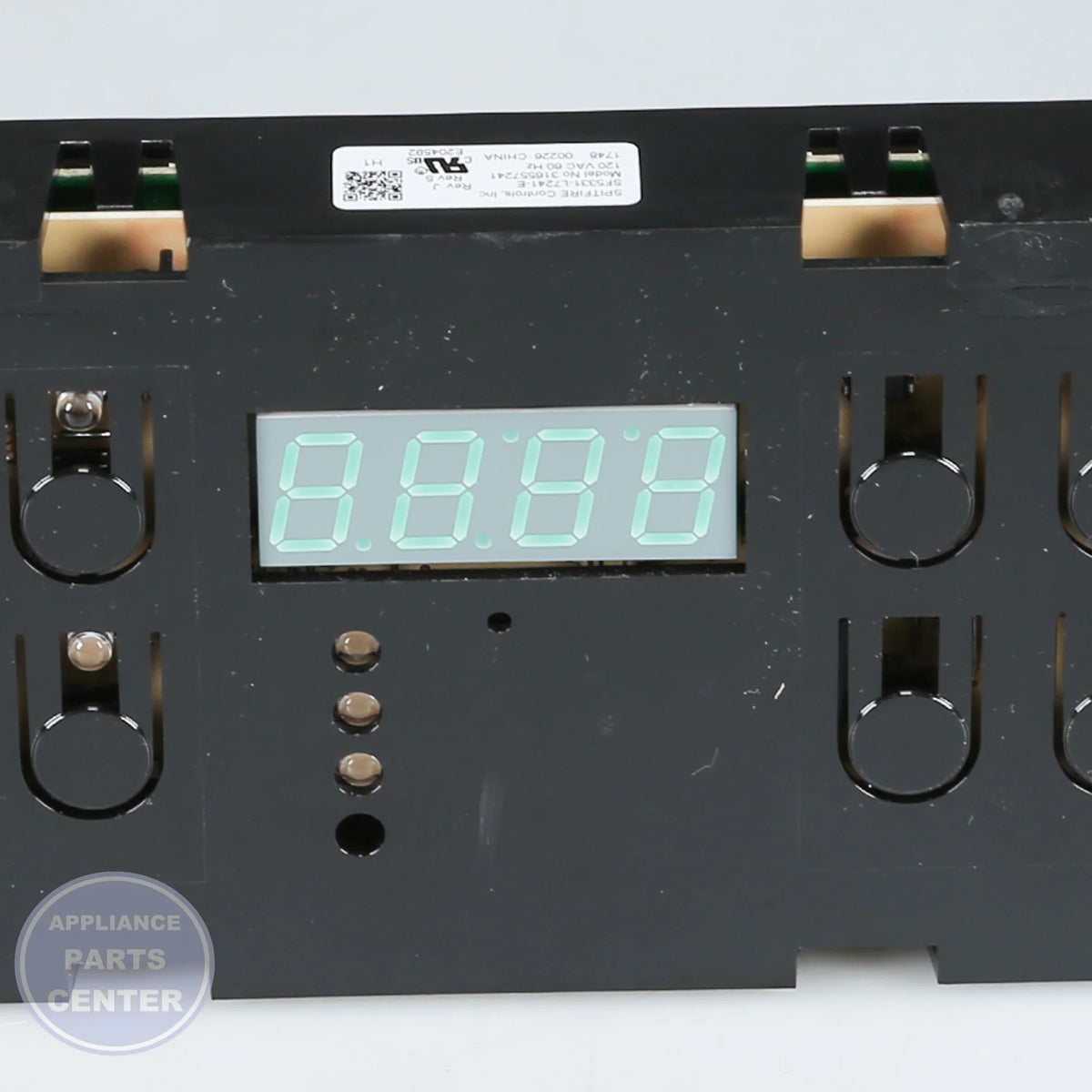 WCI CLOCK/TIMER 318296822 - Installation in WCI model showing mounting points