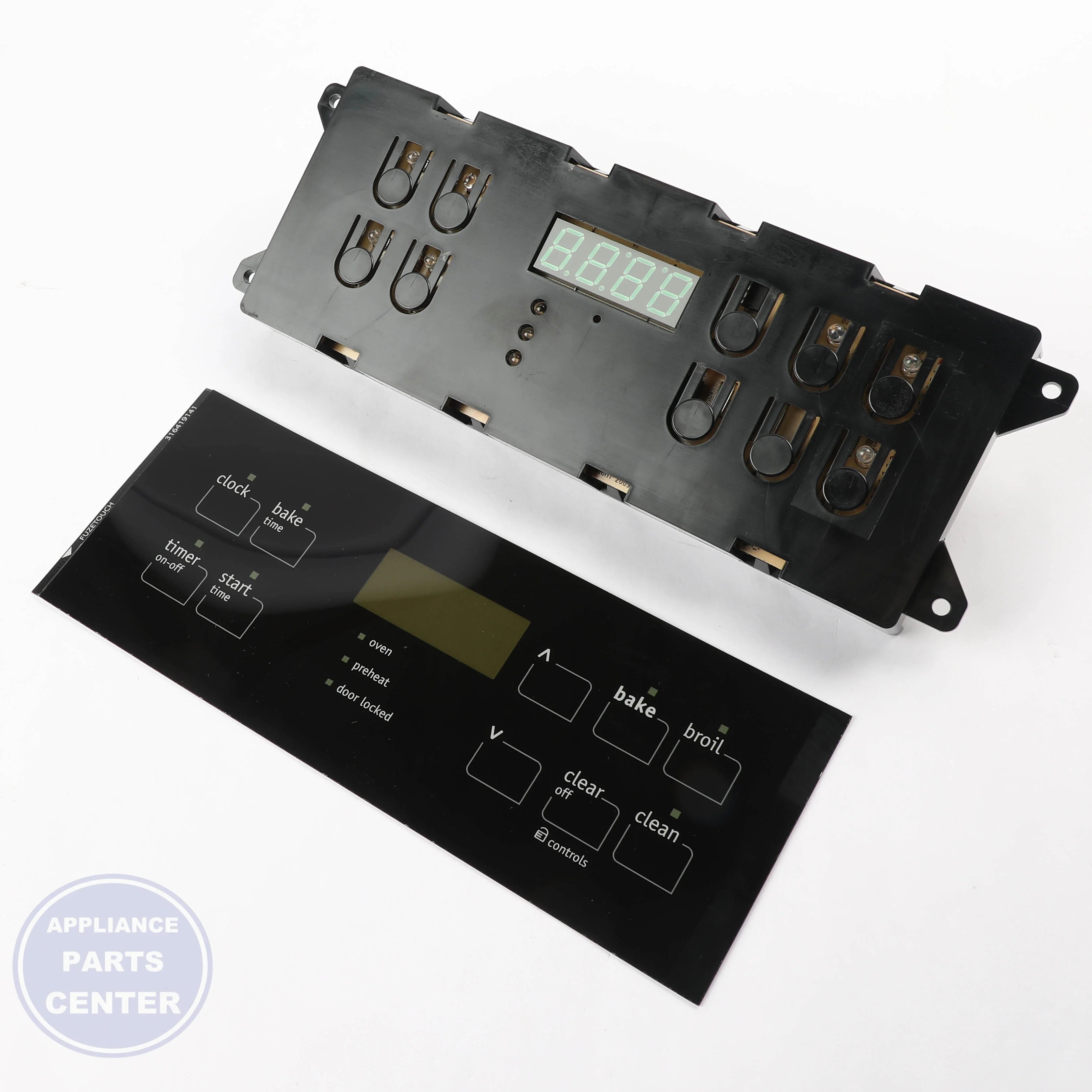 WCI CLOCK/TIMER 318414218 - Main view showing digital display for WCI ranges