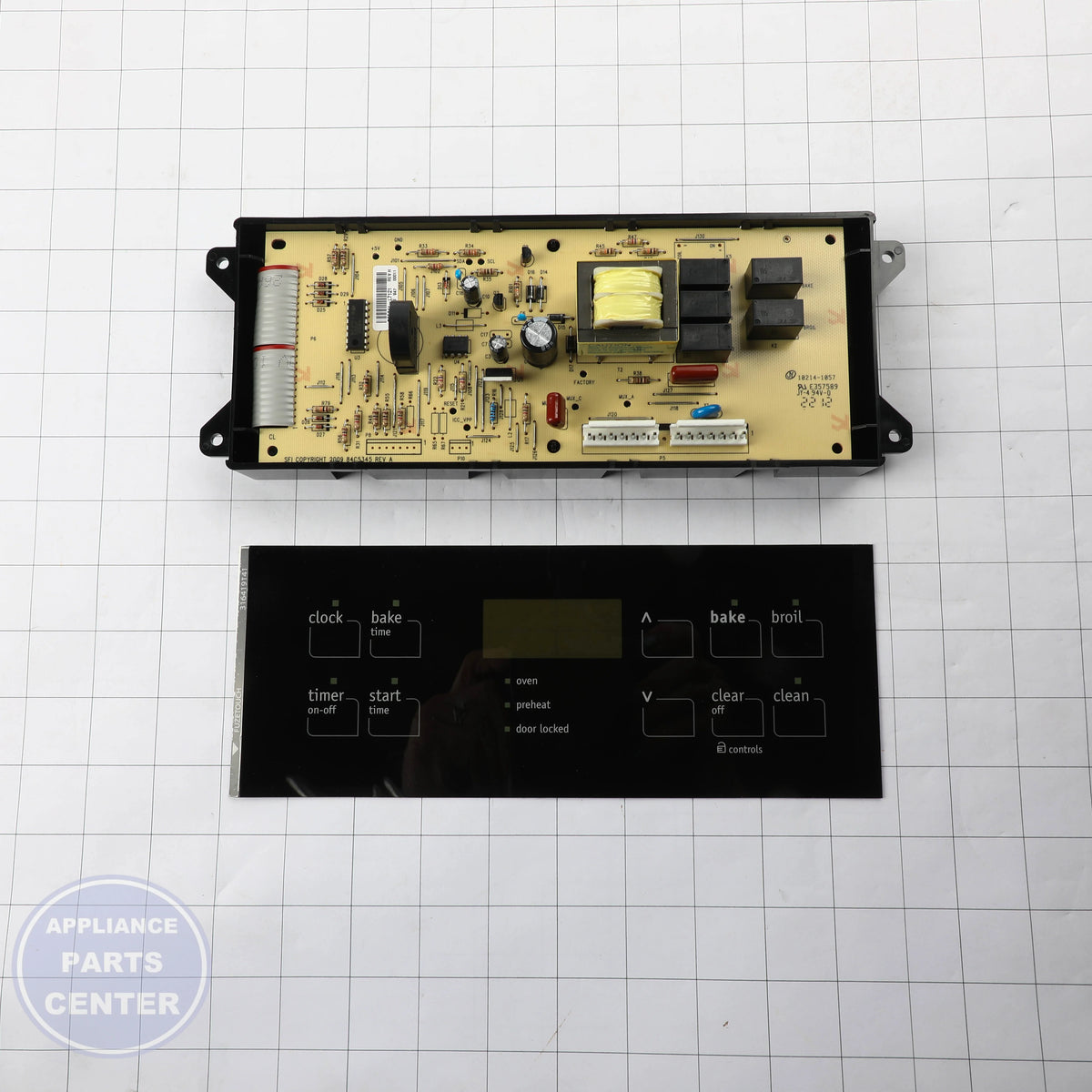 WCI CLOCK/TIMER 318414218 - Installation in WCI model XYZ showing key mounting points