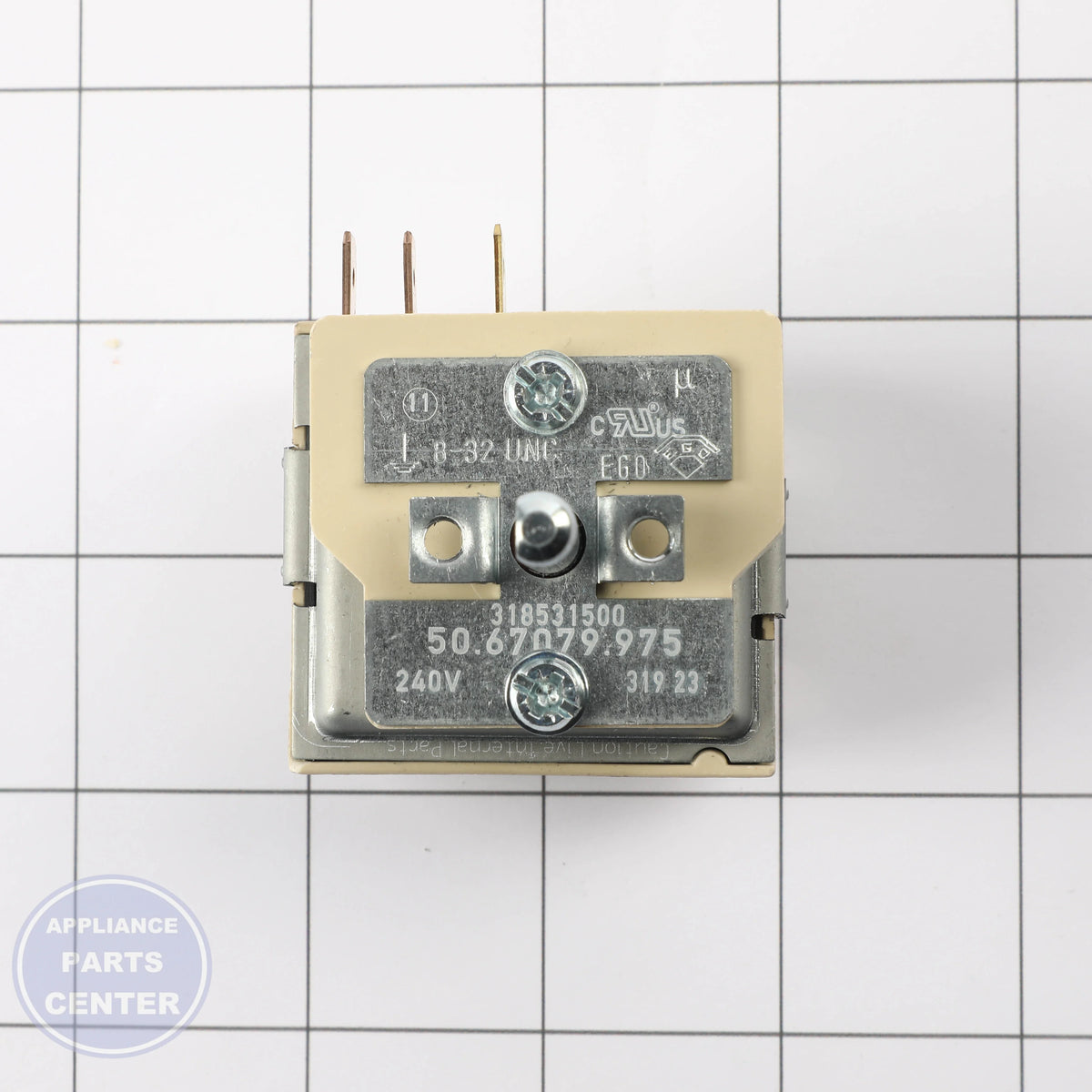 WCI SWITCH 318531500 - Installation in specific model showing key mounting points