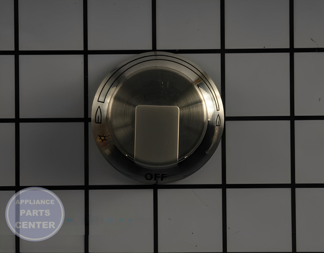 FRIGIDAIRE COOKTOP BURNER KNOB 318569904 - Main view showing precise control for Frigidaire and WCI models