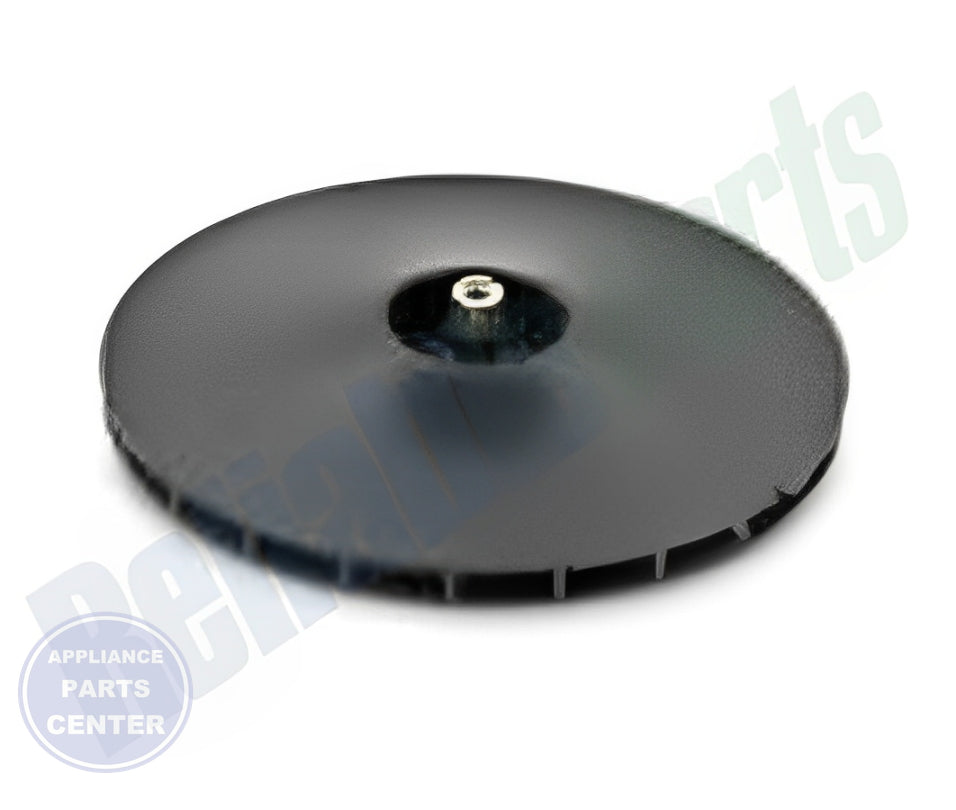 CARRIER BLOWER WHEEL 319828701 - Side view with precise measurements