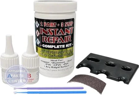 HVAC/R Instant Patch Repair Kit 32050 - Main view showing high strength bonding fluid for various HVAC/R models