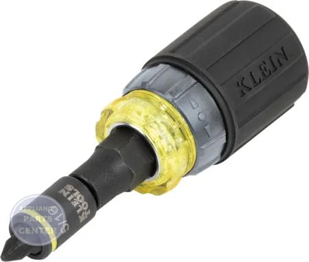 [Brand] KNECT™ 7-in-1 Ratcheting Impact-Rated Stubby Screwdriver/Nut Driver 32561HDRT - Main view showing 7-in-1 functionality for [specific models]