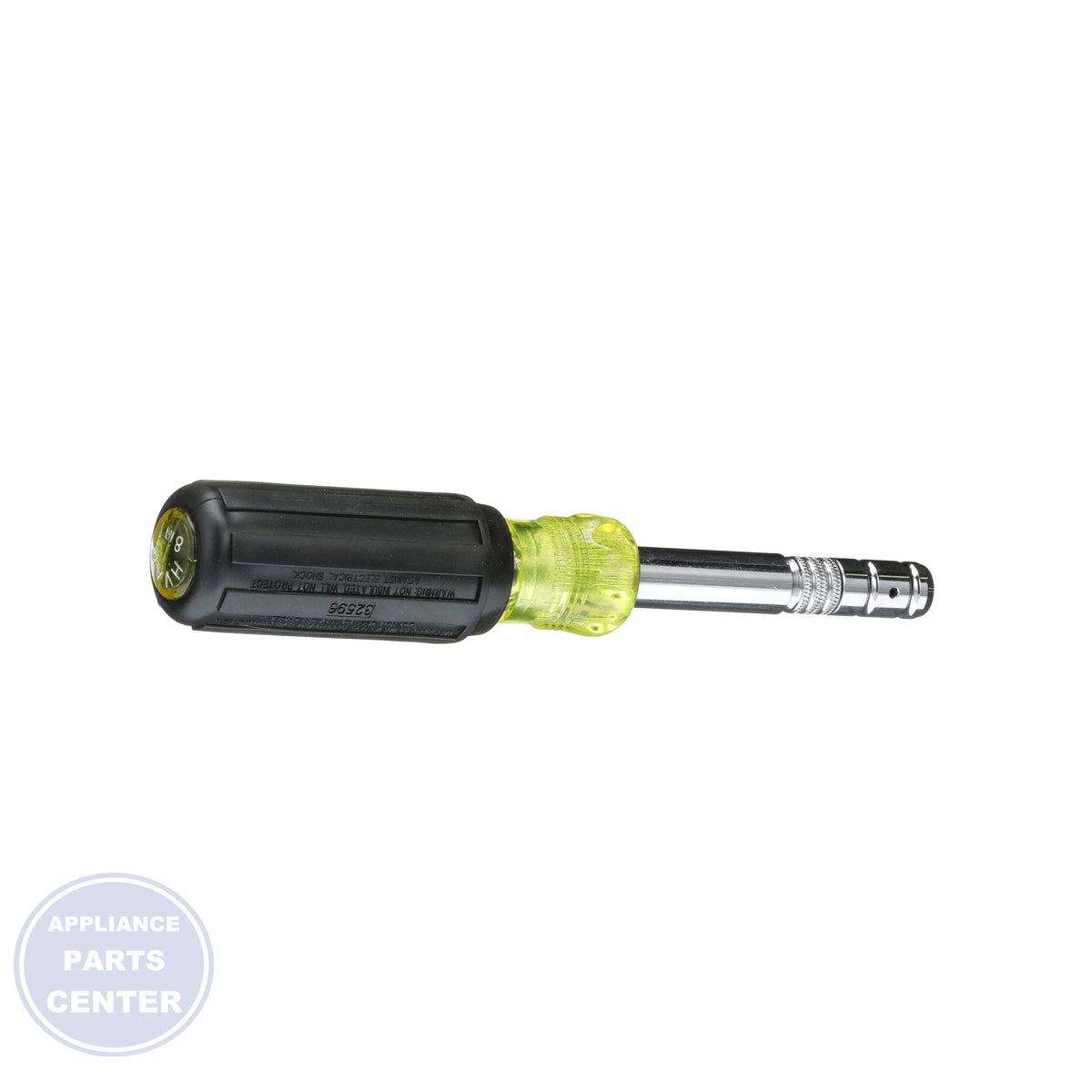 8-in-1 Slide Drive Magnetic Screwdriver/Nut Driver 32596 - Side view with adjustable nut driver sizes
