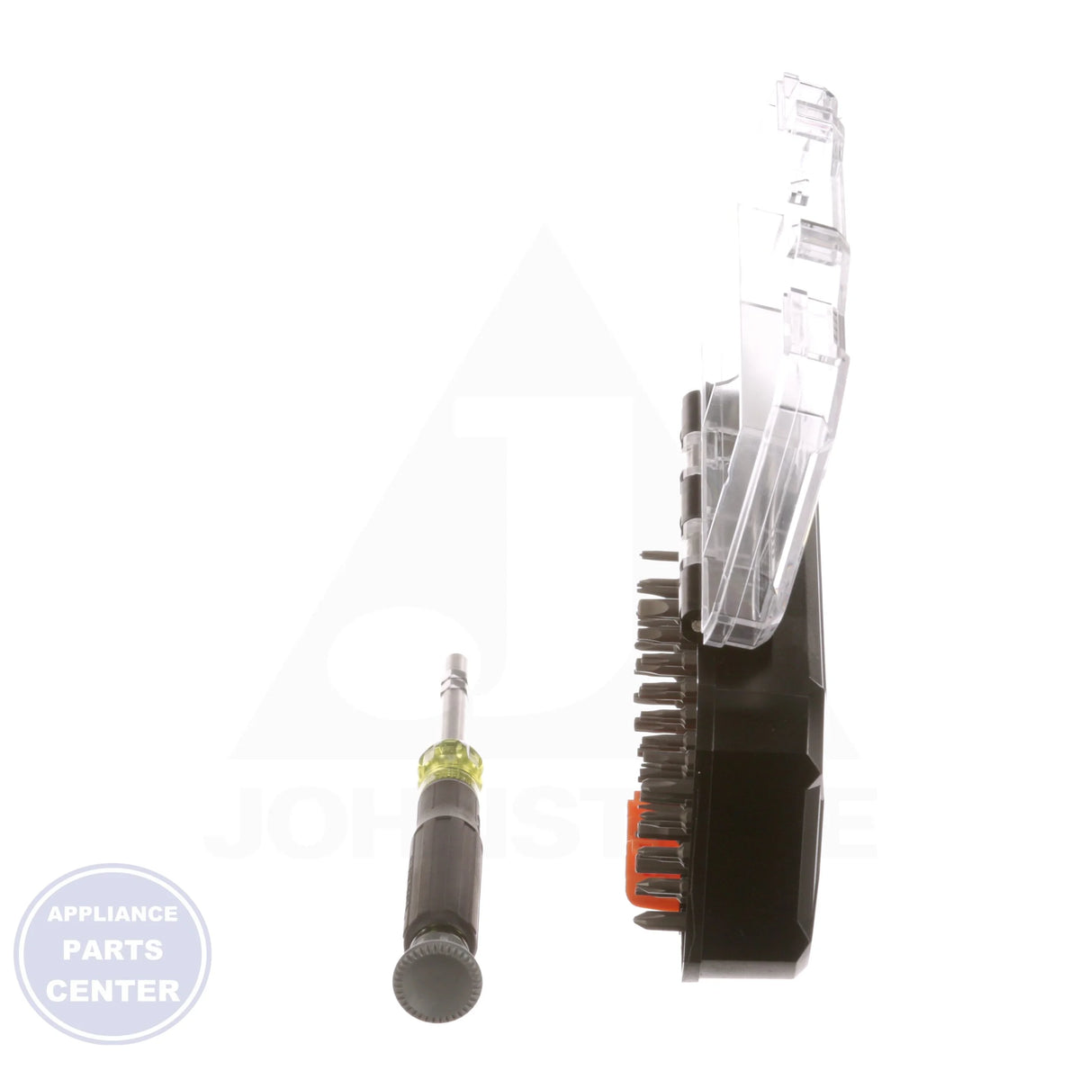 Precision Magnetic Screwdriver Set 32717 - Detailed view of 39 bits and rare earth magnets