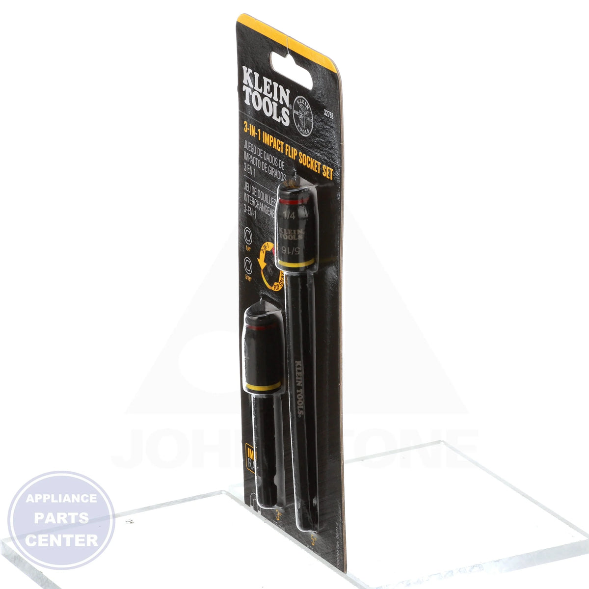 3-in-1 Impact Flip Socket Set 32768 - Detailed view of impact-rated construction