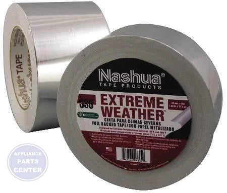 [Brand] 3" Aluminum Extreme Weather Plain Foil Tape 330 - Main view showing extreme weather resistance for G80-655 and G80-653 models