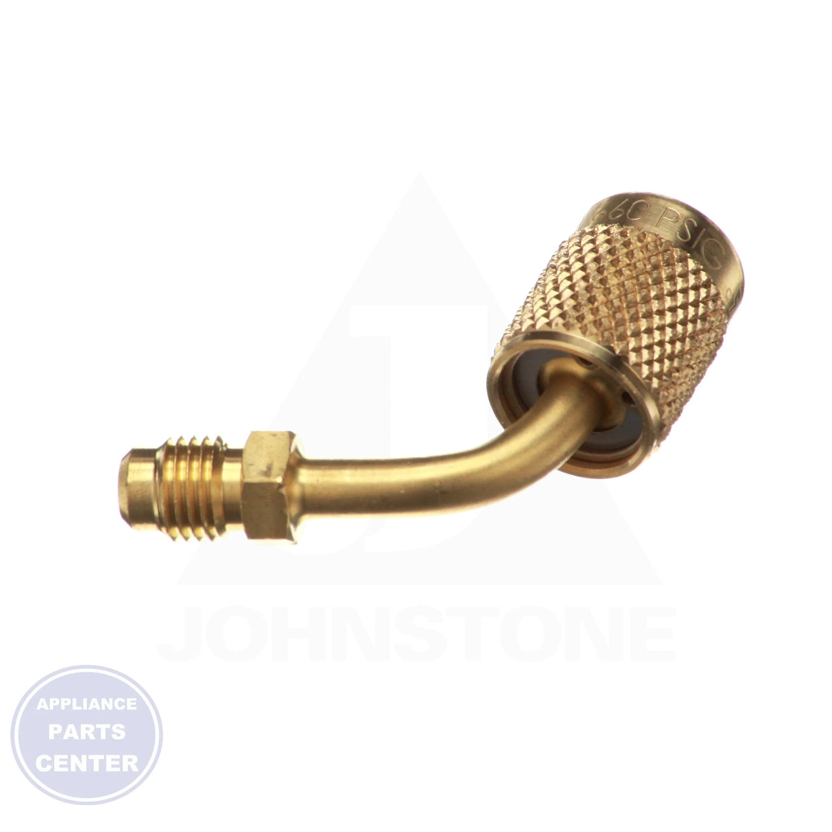 SAE Secure Seal Fitting 90° 33113N - Side view with 1/4" measurements