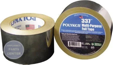 [Brand] 2.5" Aluminum Multi-Purpose Plain Foil Tape 337 - Main view showing durable construction for various models