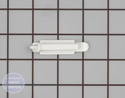 Kenmore KitchenAid Dishrack Stop Clip 3380595 - Main view showing secure positioning for multiple models