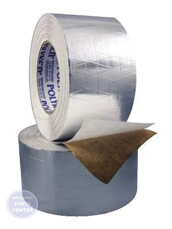 Aluminum Foil Scrim Tape 338FSK - Main view showing tear-resistant design for HVAC