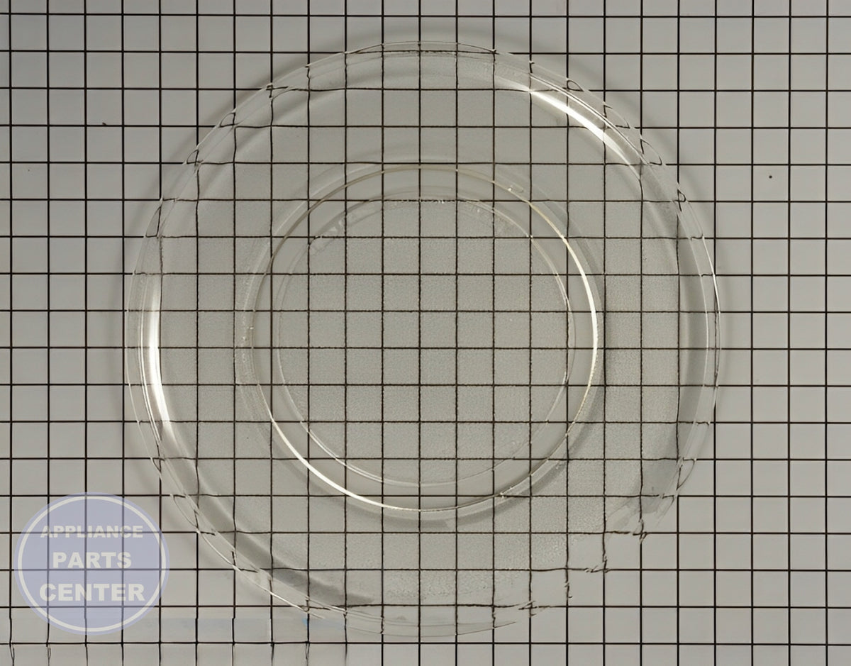 Whirlpool Glass Tray 3390W1G006B - Main view showing smooth rotating for various models