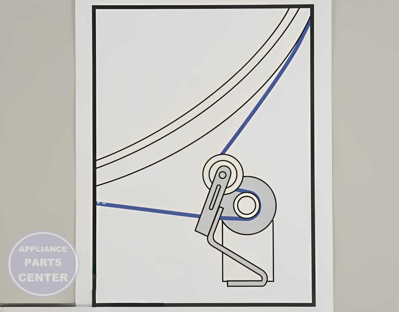 WHIRLPOOL DRYER DRUM BELT 341241 - Main view showing durable material for various Whirlpool models