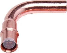 RLS Braze-Free Elbow 3501181800111 - Main view showing secure connection for HVACR models