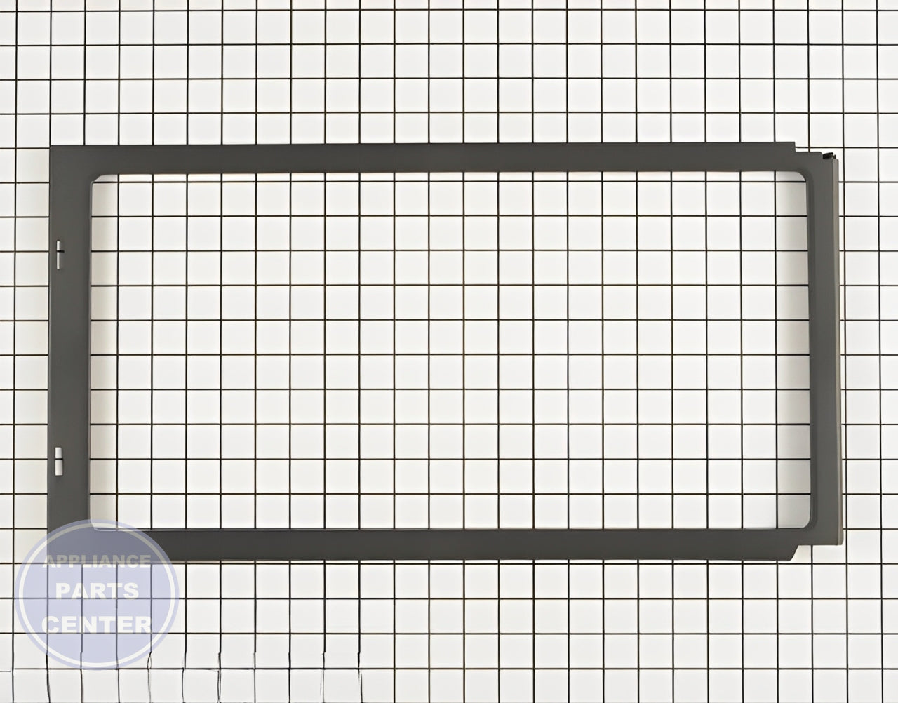 GE Microwave Door Frame 3552W1A032J - Main view showing tight seal for various models