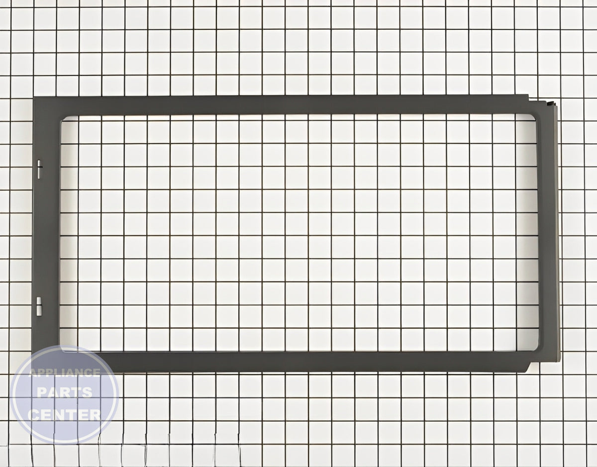 GE Microwave Door Frame 3552W1A032J - Main view showing tight seal for various models