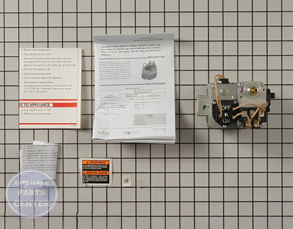 WHITE-RODGERS GAS VALVE 36C94-303 - Detailed view of precise gas valve technical details