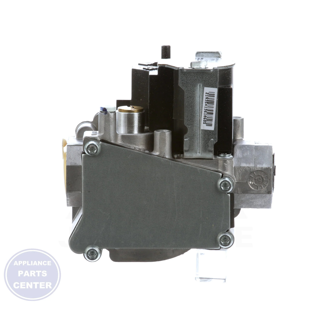 Gas Valve Assembly 36G22-254 - Side view with 1/2-inch inlet and outlet