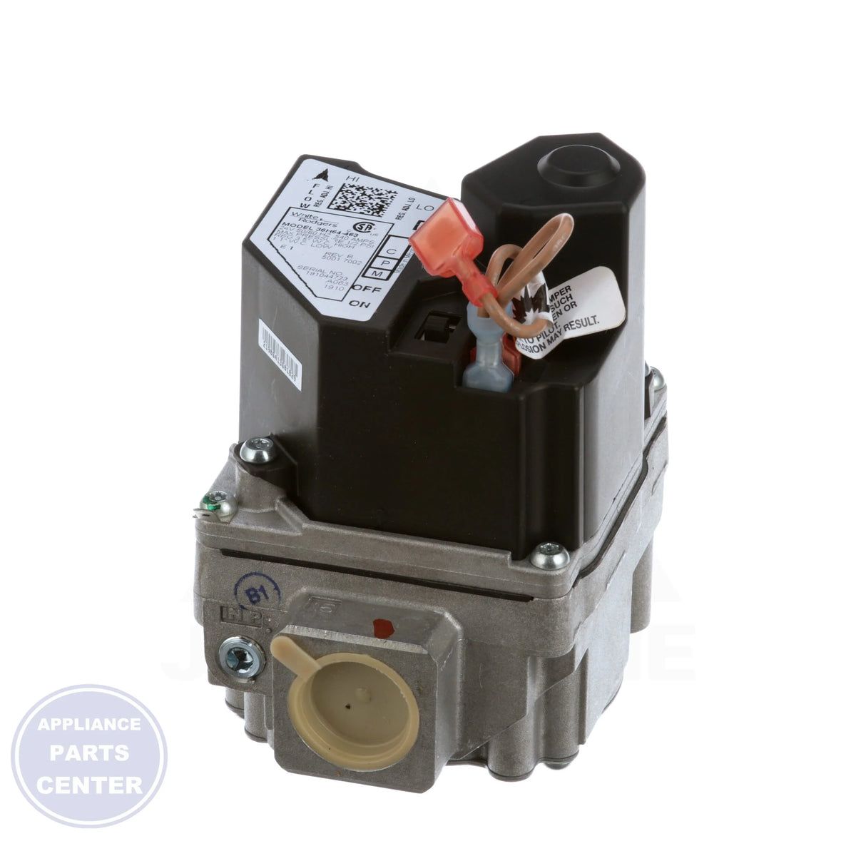 Gas Valve Assembly 36H64-463 - Detailed view of gas flow control mechanism