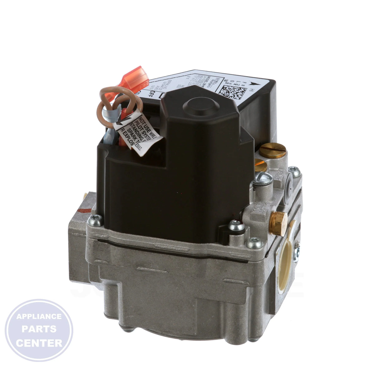 Gas Valve Assembly 36H64-463 - Side view with precise measurements