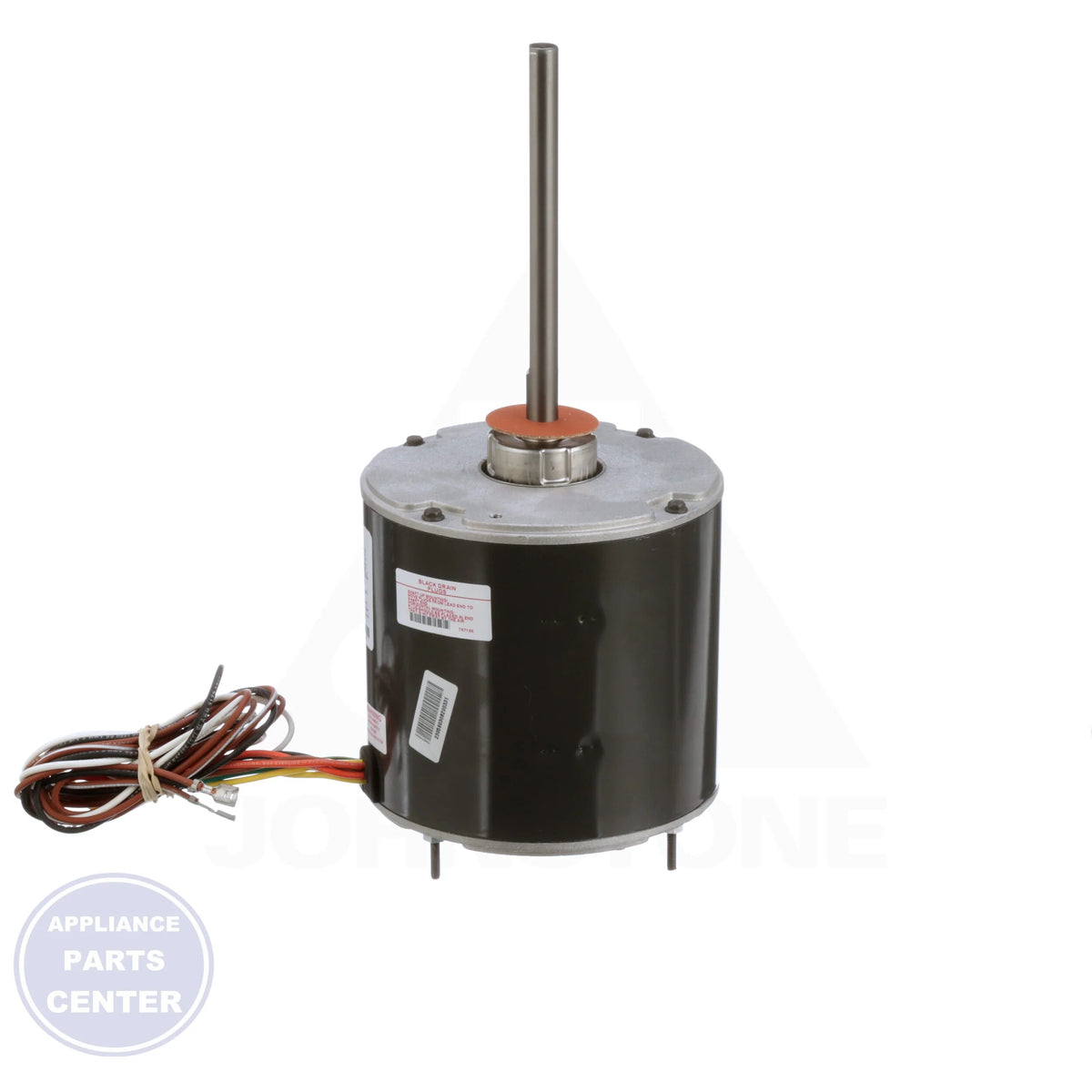 Condenser Fan Motor 3737 - Detailed view of 1/2" shaft diameter and ball bearings