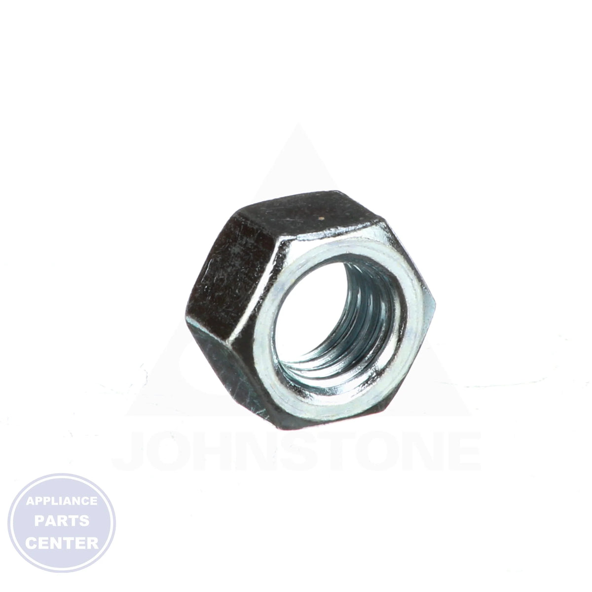 Hex Nut 37CNFH2Z - Side view with 3/8" size specifications