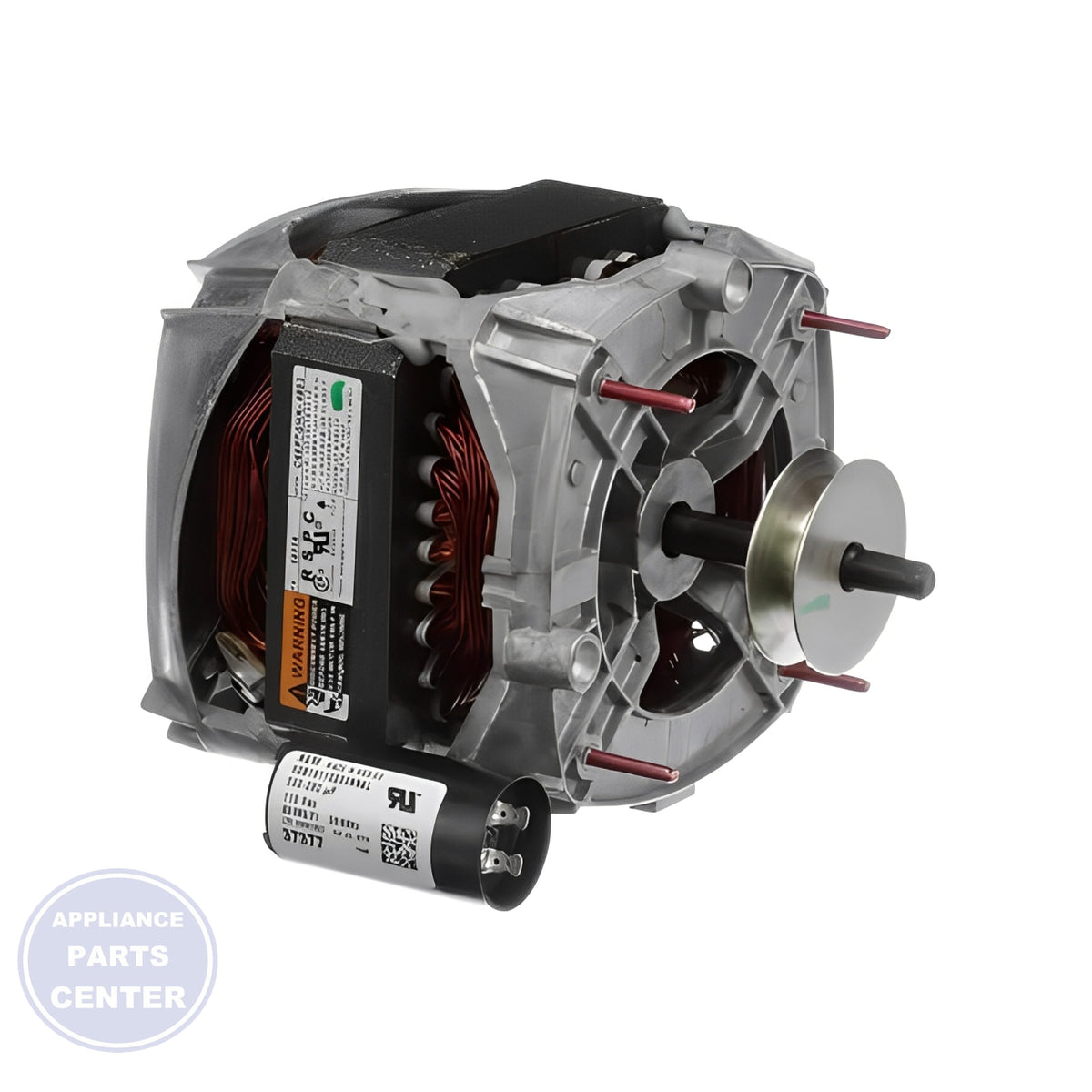 SPEED QUEEN WASHER 2-SPEED MOTOR AND PUMP KIT 120V - Side view with efficient specs