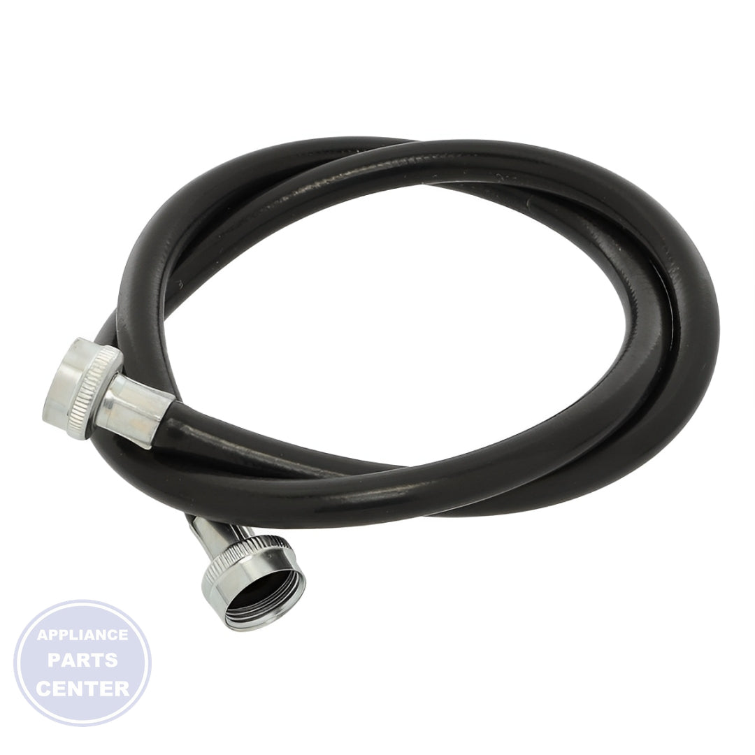 3804FF Elbow Reinforced Rubber Washer Fill Hose - Side view with 4' length and 200 PSI capacity